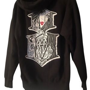 NWOT Famous Stars and Straps zip up hoodie size M